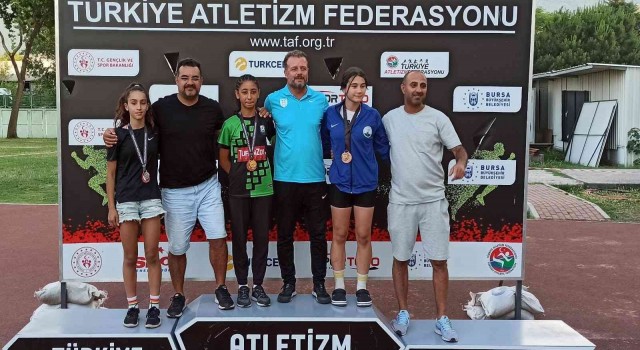Aydınlı genç sporculardan 3 madalya