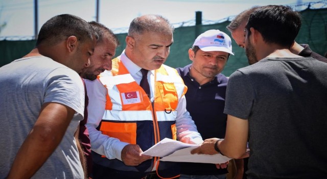 Aziziye Deresinde altyapı çalışmaları devam ediyor
