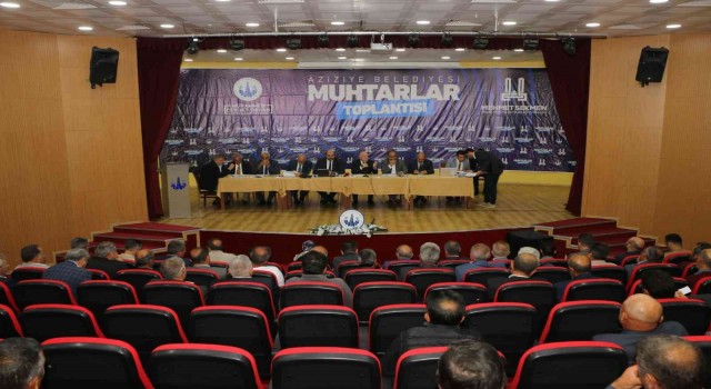 Aziziyede muhtarlar zirvesi