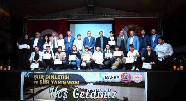 Bafrada şiir dinletisi ve şiir yarışması