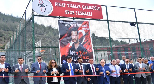 Bahçe Meslek Yüksek Okulun’da spor tesislerinin açılışı yapıldı