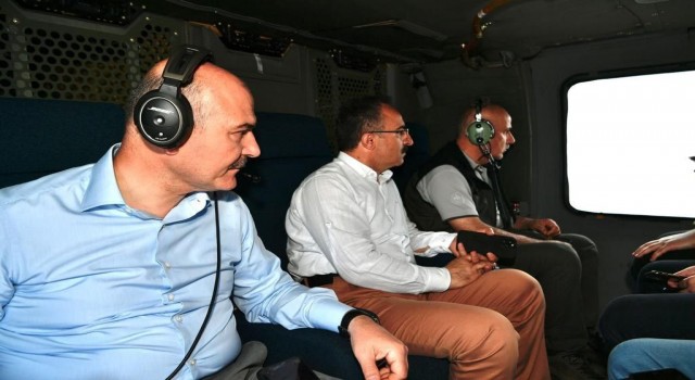 Bakan Kirişci: “56 hava aracı ile yangına müdahale ediyoruz”