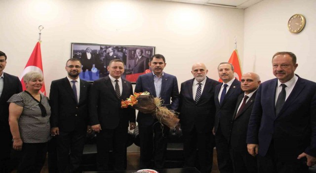 Bakan Kurumdan Ispartada AK Parti ve MHP il başkanlıkları ziyareti