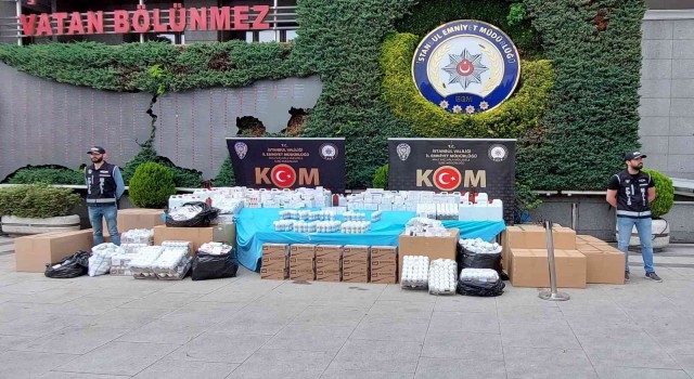 Bakırköyde “kayıt dışı ilaç” operasyonu: 3 bin kutuya yakın ilaç ele geçirildi