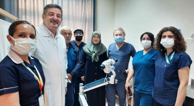 Bandırma Eğitim ve Araştırma Hastanesinde kolposkopi cihazı hizmete açıldı