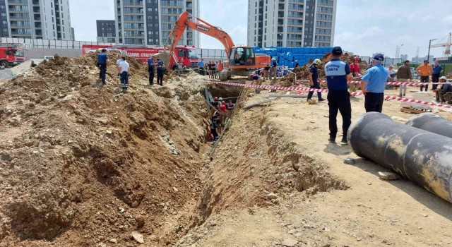 Başakşehirde inşaat alanında göçük: 1 işçi öldü