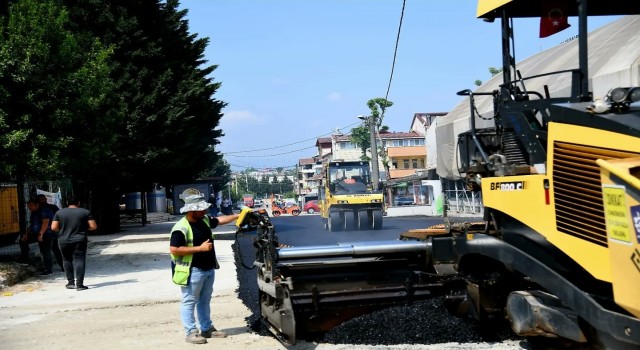 Başiskelede yollar asfaltlanıyor
