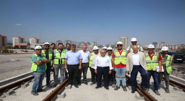 Başkan Büyükkılıç, Talas Raylı Sistem Hattını denetledi
