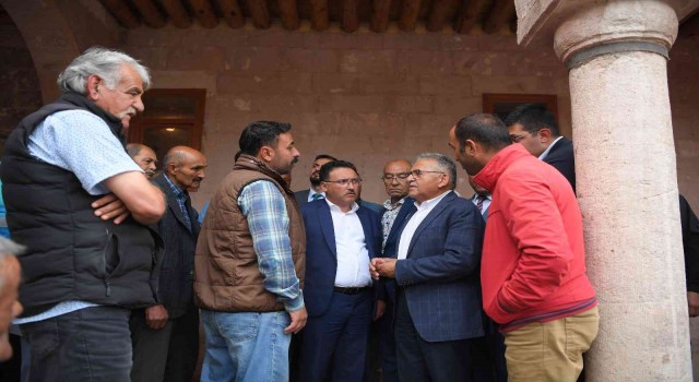 Başkan Büyükkılıç, Vali Çiçek ile Hamidiye Medresesinde incelemelerde bulundu