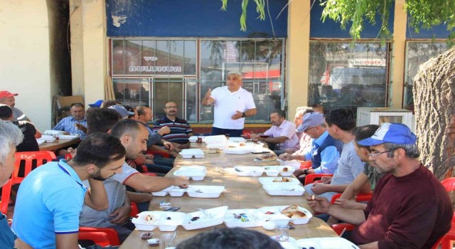 Başkan Çalışkan, sanayi esnafıyla bir araya geldi
