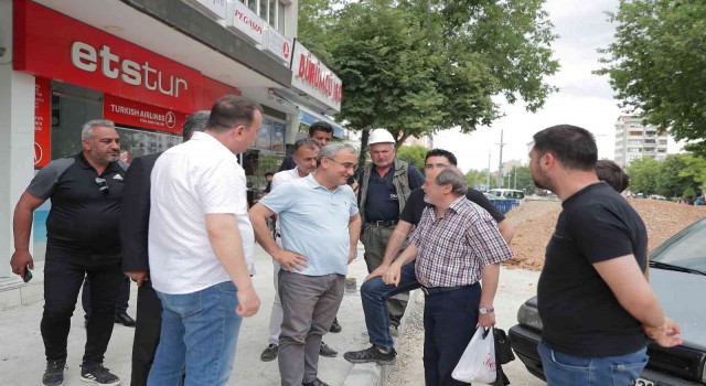 Başkan Işık, Zafer Meydanı çalışmalarını yerinde inceledi