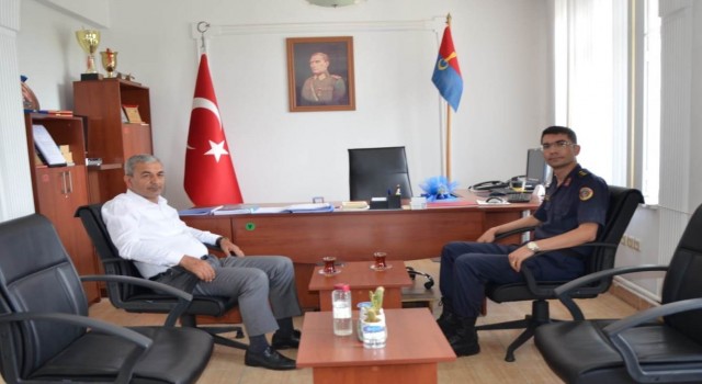 Başkan Kaplan Jandarma Komutanlığını ziyaret etti