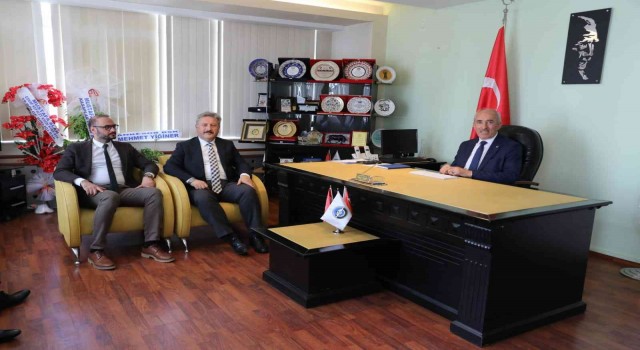 Başkan Palancıoğlundan KESOB Başkanı Odakıra hayırlı olsun ziyareti
