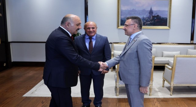 Başkan Zelyurtdan, Cumhurbaşkanı Yardımcısı Oktaya ziyaret