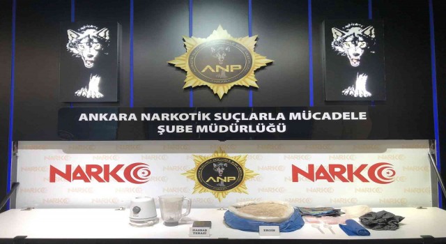 Başkentte uyuşturucu tacirlerine operasyon: 6 kilo 940 gram eroin ele geçirildi
