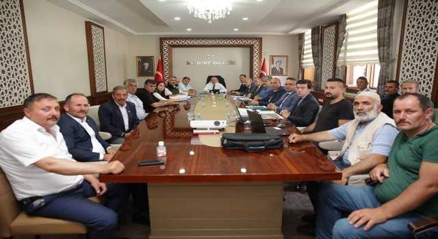 Bayburtta arazi toplulaştırma sorunları görüşüldü