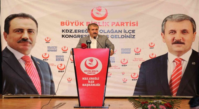 BBP Başkanı Desticiden CHPli Tanrıkuluna tepki: SİHAlar teröristleri vuruyor, onun da canı yanıyor