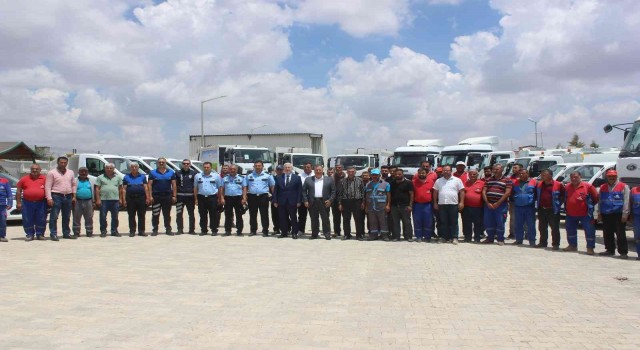 Belediye araç filosuna 25 araç daha katıldı