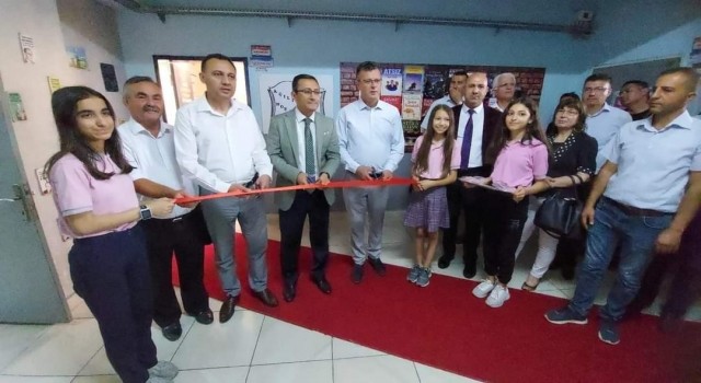 Beşikçioğlu Ortaokulu kütüphanesine kavuştu