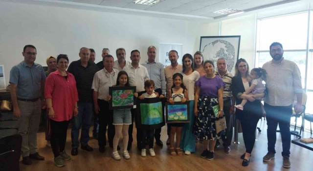 Bigada ‘Nilüfer çiçeği resim yarışması düzenlendi