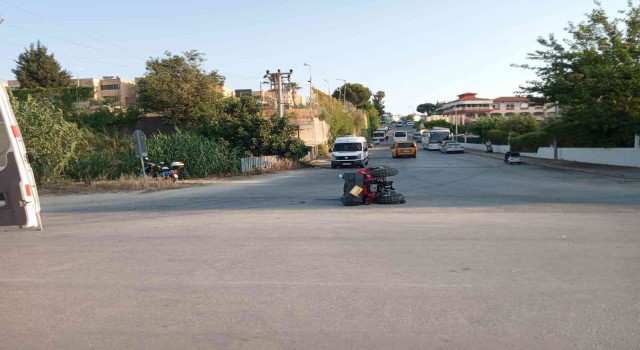 Bindikleri ATVde birbirleri ile çarpışan Alman turistler yaralandı