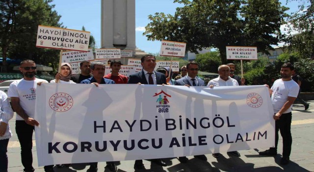 Bingölde 30 Haziran Koruyucu Aile Günü yürüyüşü düzenlendi