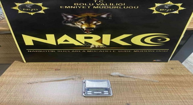 Boluda uyuşturucuyla yakalanan 1 kişi tutuklandı