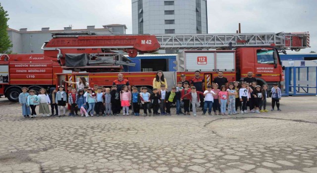 Bozüyük Belediyesinden yangın eğitimi