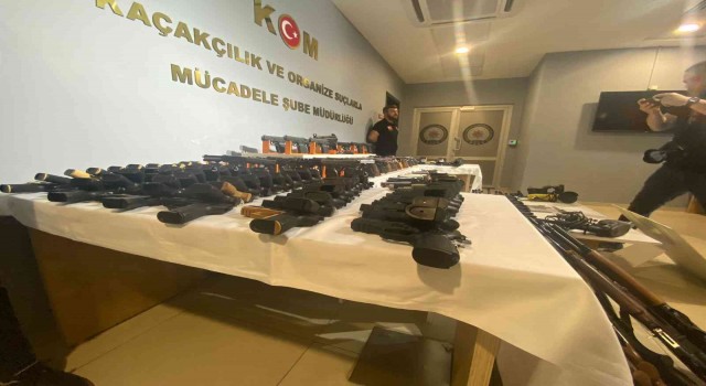 Bursa tarihinde tek seferde ele geçirilen en fazla silah operasyonu