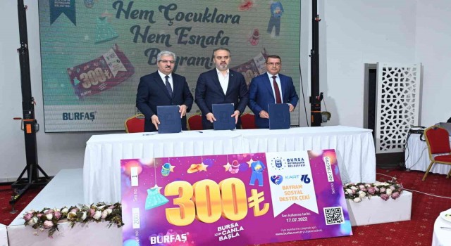 Bursada bayramı çocuklar da esnaf da mutlu geçirecek