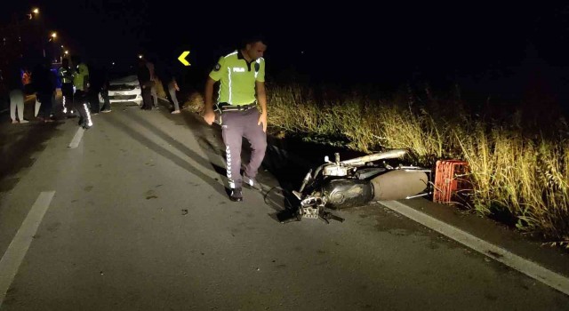 Bursada otomobil motosikletle kafa kafaya çarpıştı: 1 ağır yaralı