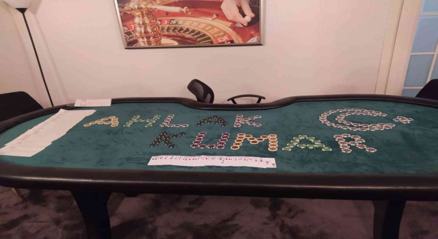 Büyükçekmecede villaya kumarhane baskını