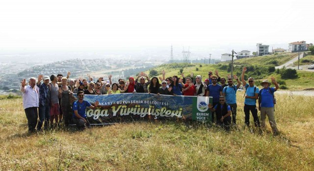 Büyükşehirle doğada keşif: Zirvede unutulmaz bir manzarayla son buldu