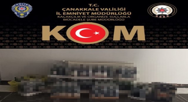 Çanda kaçak içki ele geçirildi