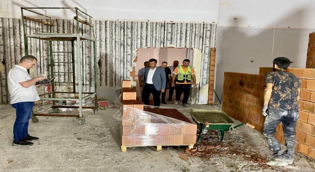 Çarşamba Halk Kütüphanesi çalışmaları devam ediyor