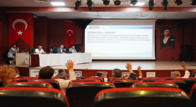 Çayırova Belediyesinin haziran ayı meclis toplantısı yapıldı