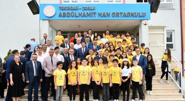 Çevre Dostu 1000 Okul Projesinin açılışı yapıldı