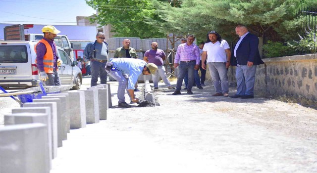Ceylanpınarda 1 kilometrelik yürüyüş yolu çalışması