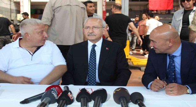 CHP Lideri Kılıçdaroğlu İzmirde sanayi esnafı ile buluştu