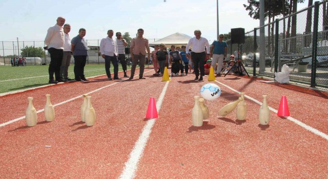 Çocuk oyunları şenliği renkli görüntülere sahne oldu