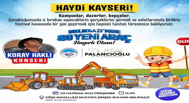 Çocuklar oyuncaklarının gerçeğini Melikgazi araç parkurunda görecekler