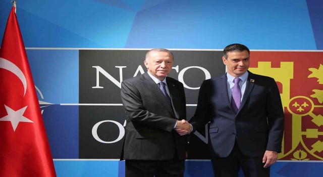 Cumhurbaşkanı Erdoğan, İspanya Başbakanı Sanchez görüştü