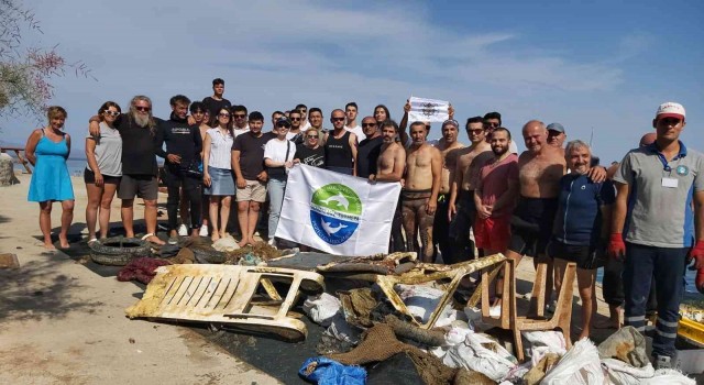 Datçada deniz dibi temizliği gerçekleştirildi