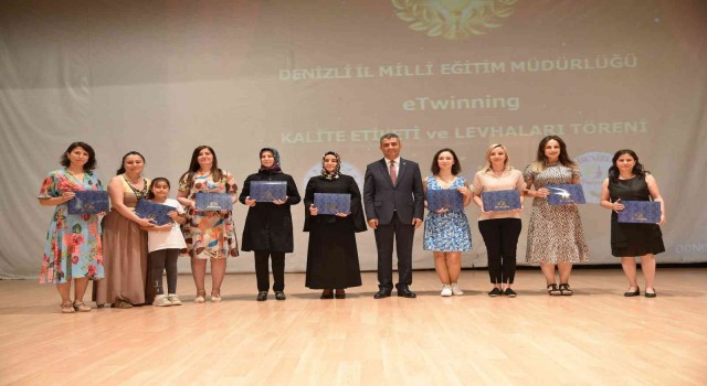 Denizlide 473 eTwinning sertifikası törenle verildi