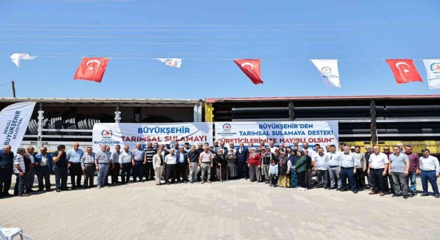 Denizlide tarımsal sulamaya dev destek