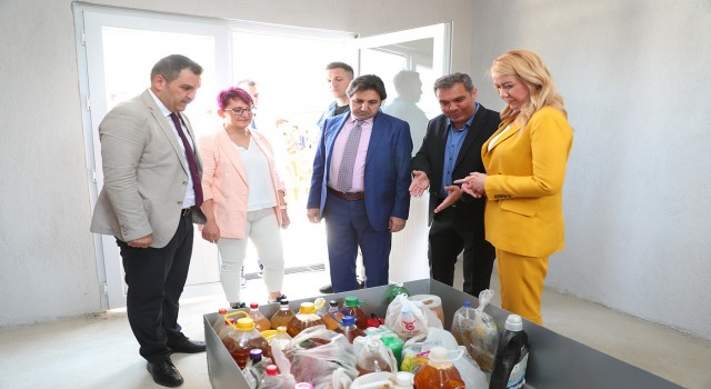 Denizlinin ilk ve tek atık getirme merkezi hizmete açıldı