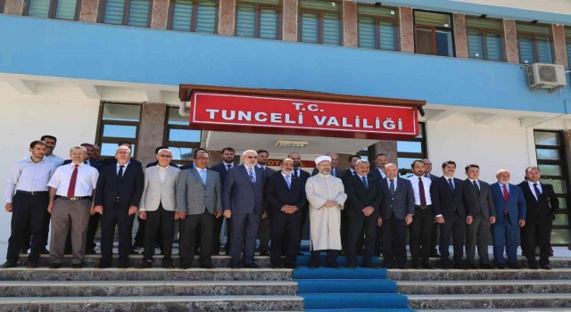 Diyanet İşleri Başkanı Prof. Dr. Ali Erbaş Tuncelide