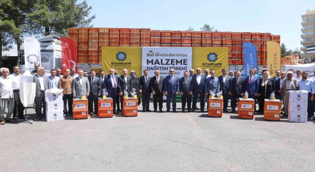 Diyarbakırda bal üreticilerine malzeme desteği