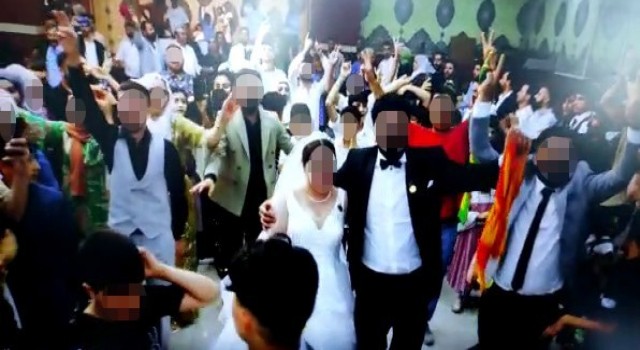 Düğünde PKK sloganına 10 gözaltı