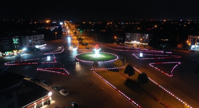 Düzcede kavşaklara yeni düzenleme